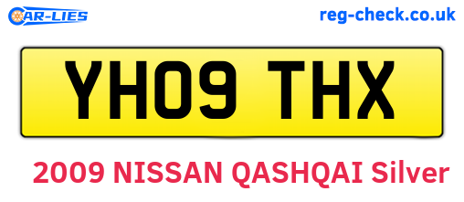 YH09THX are the vehicle registration plates.