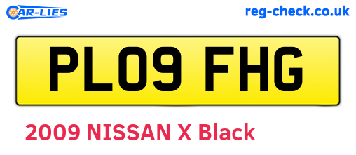 PL09FHG are the vehicle registration plates.