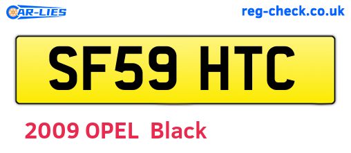 SF59HTC are the vehicle registration plates.