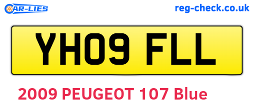 YH09FLL are the vehicle registration plates.