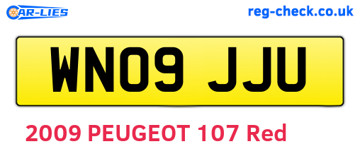 WN09JJU are the vehicle registration plates.