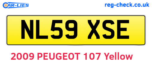 NL59XSE are the vehicle registration plates.