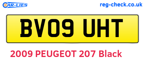 BV09UHT are the vehicle registration plates.