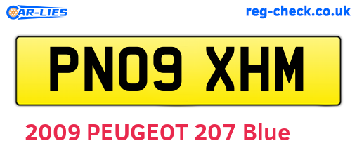 PN09XHM are the vehicle registration plates.