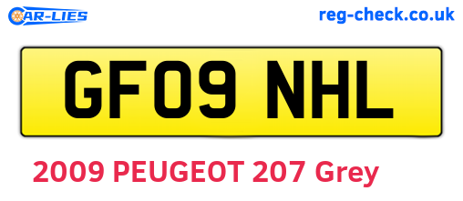 GF09NHL are the vehicle registration plates.
