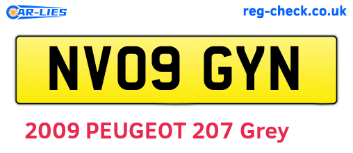 NV09GYN are the vehicle registration plates.