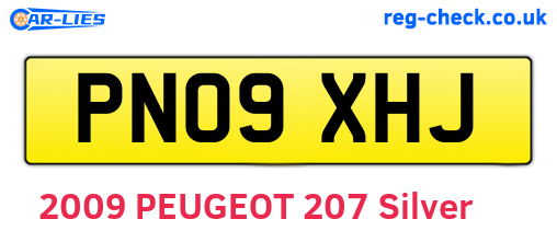 PN09XHJ are the vehicle registration plates.