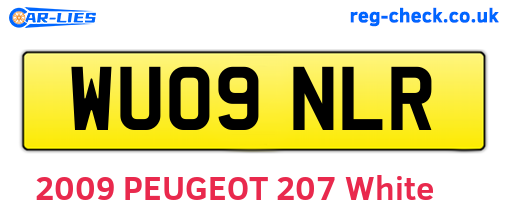 WU09NLR are the vehicle registration plates.