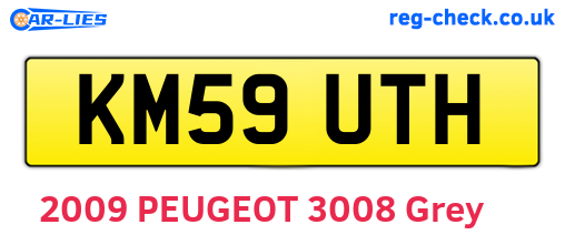 KM59UTH are the vehicle registration plates.