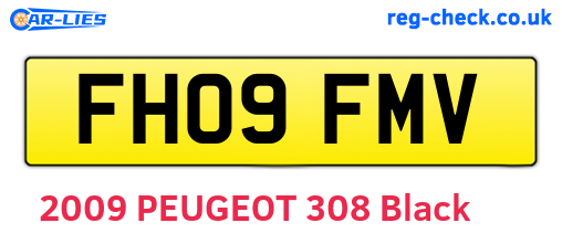 FH09FMV are the vehicle registration plates.