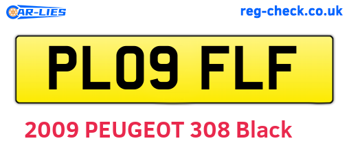 PL09FLF are the vehicle registration plates.