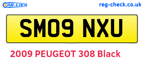 SM09NXU are the vehicle registration plates.