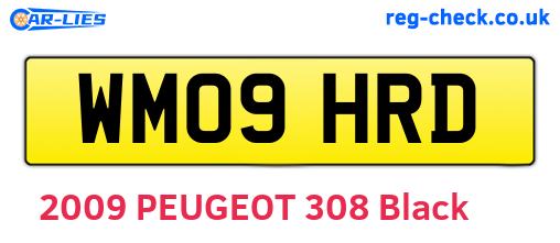 WM09HRD are the vehicle registration plates.