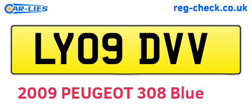 LY09DVV are the vehicle registration plates.