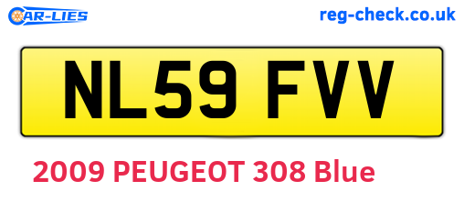 NL59FVV are the vehicle registration plates.
