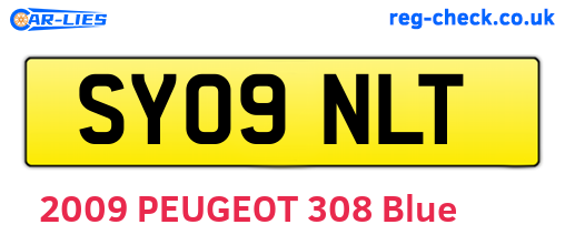 SY09NLT are the vehicle registration plates.