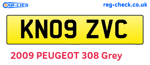 KN09ZVC are the vehicle registration plates.