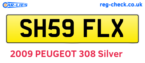 SH59FLX are the vehicle registration plates.
