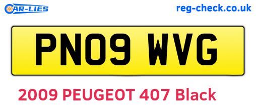 PN09WVG are the vehicle registration plates.