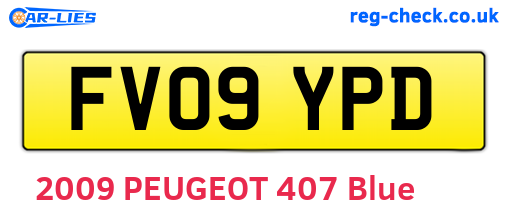 FV09YPD are the vehicle registration plates.