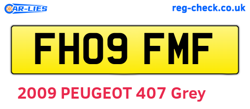 FH09FMF are the vehicle registration plates.