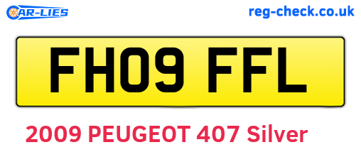 FH09FFL are the vehicle registration plates.