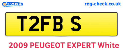 T2FBS are the vehicle registration plates.
