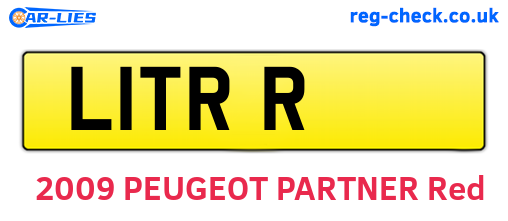 L1TRR are the vehicle registration plates.