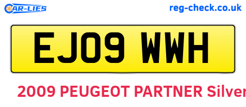 EJ09WWH are the vehicle registration plates.
