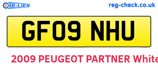 GF09NHU are the vehicle registration plates.