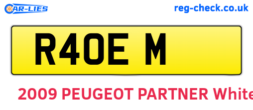 R4OEM are the vehicle registration plates.