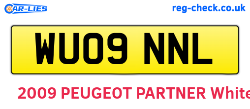 WU09NNL are the vehicle registration plates.