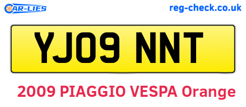 YJ09NNT are the vehicle registration plates.