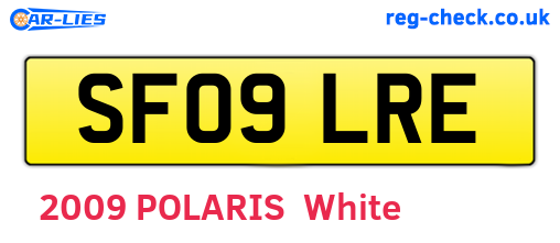 SF09LRE are the vehicle registration plates.