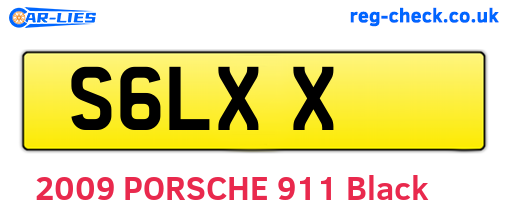 S6LXX are the vehicle registration plates.