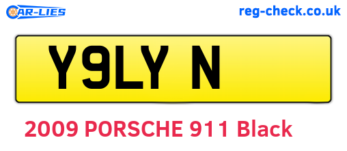 Y9LYN are the vehicle registration plates.