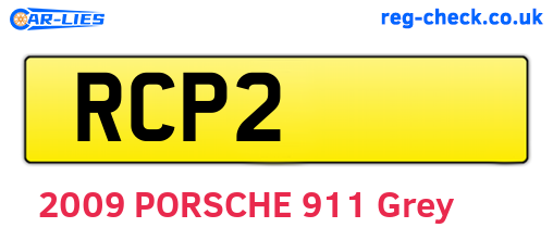 RCP2 are the vehicle registration plates.