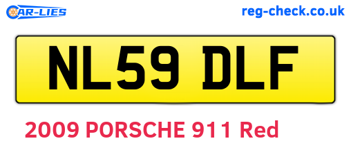 NL59DLF are the vehicle registration plates.