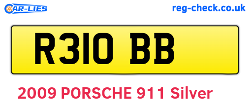 R31OBB are the vehicle registration plates.