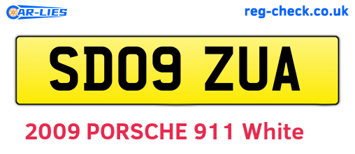 SD09ZUA are the vehicle registration plates.
