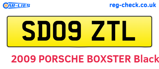 SD09ZTL are the vehicle registration plates.