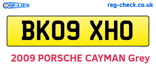 BK09XHO are the vehicle registration plates.