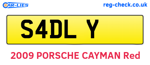 S4DLY are the vehicle registration plates.