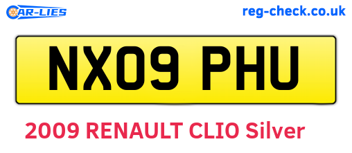 NX09PHU are the vehicle registration plates.