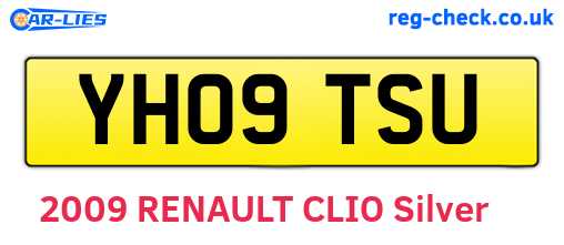 YH09TSU are the vehicle registration plates.