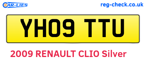 YH09TTU are the vehicle registration plates.