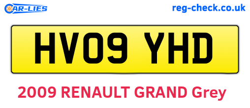 HV09YHD are the vehicle registration plates.