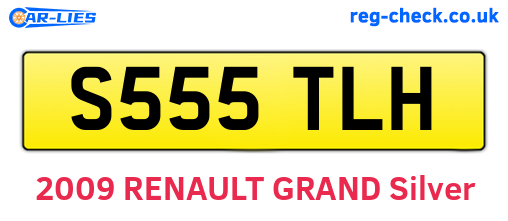 S555TLH are the vehicle registration plates.