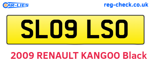 SL09LSO are the vehicle registration plates.