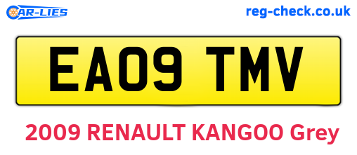 EA09TMV are the vehicle registration plates.